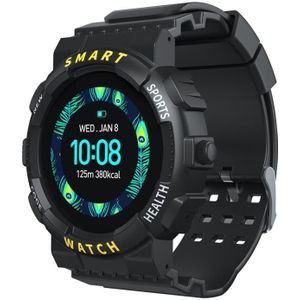 Z19 1 54 inch Color Round Screen Sport Smart Watch  STUUT STAPMETERRIJK HARTOMER SLAAP MONITORING (ZWART)