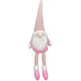 Kerstversiering Poppen Faceless Elderly Dolls Window Decoraties (Roze)