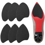 5 paren hoge hak schoenen anti-skid patch (ronde hoofd zwart)