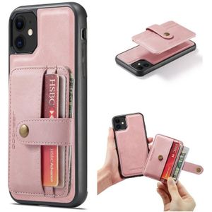 Jeehood RFID Blokkeren Anti-Diefstal Portemonnee Telefoon Case voor iPhone 11 Pro (Pink)