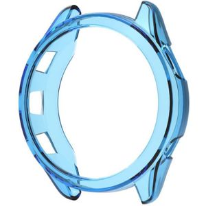 Voor Garmin Forerunner 965 ENKAY Hat-Prince Transparant TPU Frame Drop Protection Case(Blauw)