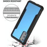 Voor Samsung Galaxy S20 Plus iPAKY Thunder Series Aluminium Frame + TPU Bumper + Clear PC Shockproof Case (Zwart)