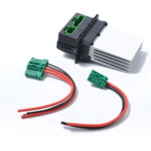Auto verwarmer ventilator weerstand + connector/draad 6441. L2 7701207718 voor citroen/Peugeot/Renault