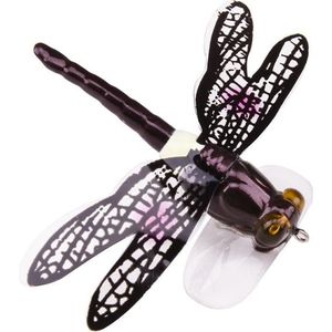 QT01 7cm / 6g Flying Fishing Bait Lange haak Bionic Dragonfly Aas (B (Paars))