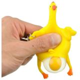 12 stuks Spoof lastig grappige Gadgets speelgoed Vent kip heel ei leggen kippen vol Latex Rubber Anti stressbal
