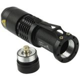 UltraFire Focus zaklamp  3 modus  Cree XM-L T6 LED  wit licht  lichtstroom: 700lm  lengte: 11.6cm(Black)