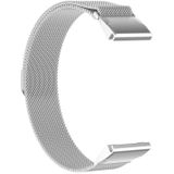 Voor Garmin fenix 5 Milan metalen horlogeband van metaal roestvrijstaal (zilver)  maat: 20MM