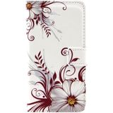 Bloemen patroon horizontaal Flip lederen hoesje met opbergruimte voor pinpassen & portemonnee & houder voor Samsung Galaxy S6 Edge Plus / G9280