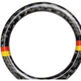 Auto carbon fiber Duitse kleur met n klik start ring decoratieve sticker voor Mercedes-benz links en rechts rijden universeel