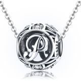 S925 Sterling Silver 26 Engels Letter Kralen DIY Armband Ketting Accessoires  Style: P