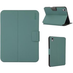 Voor iPad 10e Gen 10.9 2022 ENKAY TPU Back Cover Smart Leather Tablet Case met Pen Slot & Houder