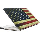 MacBook Pro 15.4 inch Retro USA vlag patroon hard Kunststof Hoesje / Case