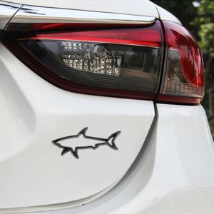 Haai vorm auto metalen behuizing decoratieve sticker