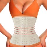 13-Buckle buikriem uitholling uit sterke taille vormgeving vorm geven maag gordel dames postpartum Corset Gordel (wit)