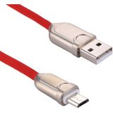 1m 2A Micro USB naar USB 2.0 Sync snelle lader datakabel voor Galaxy S7 & S7 Edge / LG G4 / Huawei P8 / Xiaomi Mi4 en andere Smartphones (rood)