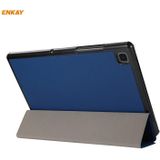 Voor Samsung Galaxy Tab A7 10.4 2020 T500 / T505 ENKAY 3-vouwende huidstructuur Horizontaal Flip PU Leder + PC Smart Case met houder(Roze)