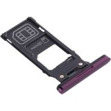 SIM-kaartlade + Micro SD-kaartlade voor Sony Xperia XZ3(Paars)