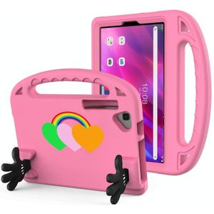 Voor Lenovo Tab K10 Liefde Kleine Palm Houder EVA Tablet Case (Roze)