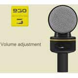 Yanmai SF-930 Professional geluid opname condensatormicrofoon met statief houder  kabellengte: 2.0 m  compatibel met PC en Mac voor Live uitgezonden Show  KTV  etc.(Black)