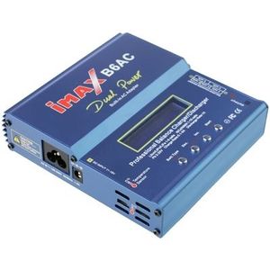iMAX B6AC 2 6 inch LCD RC LiPo batterij balans lader (100-240V/EU plug) (blauw)