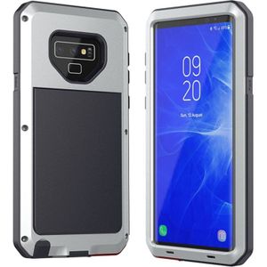 Metalen schokbestendig dagelijks waterdichte beschermende case voor Galaxy Note 9 (zilver)