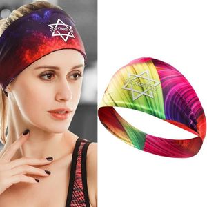 2 stks Sports Fitness Anti-transpiratie Hoofdband Zweet-Absorbent Hoofdband Sweatband