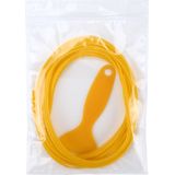 5m flexibele Trim voor DIY auto auto interieur Moulding Trim decoratieve lijn Strip met Film Scraper(Yellow)