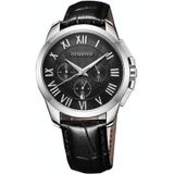 OCHSTIN 6059B Augustine Celebrity Series multifunctioneel quartz waterdicht herenhorloge (zilver + zwart)