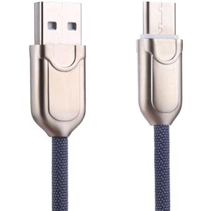 1m 2A USB-C / Type-C op USB 2.0 Sync snelle lader datakabel voor Galaxy S8 & S8 PLUS / LG G6 / Huawei P10 & P10 Plus / Oneplus 5 en andere Smartphones (blauw)