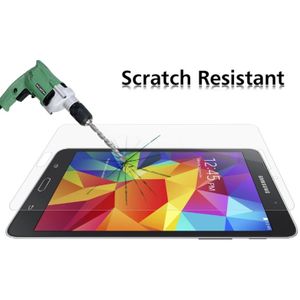 0.4mm 9 H + oppervlaktehardheid 2.5D Explosieveilig gehard glas-Film voor Galaxy Tab 4 7.0 / T230 / T231 / T235(Transparent)