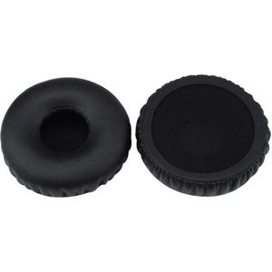 Voor JBL Synchros E40/E40BT/T450 koptelefoon imitatieleer + Foam zachte oortelefoon beschermende cover earmuffs één paar (zwart)