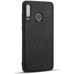 Voor Huawei P30 Lite Lychee graan cortex anti-Falling TPU mobiele telefoon shell beschermende case (zwart)