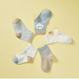 10 paar lente en zomer kinderen sokken gekamd katoenen tube sokken S (Sun Cloud)