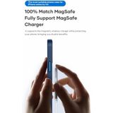 ROCK Guard Pro Skin TPU + PC schokbestendig Magsafe-hoesje voor iPhone 12 / 12 Pro (donkerblauw)