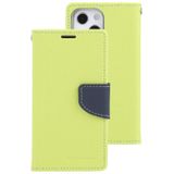Goosspery Fancy Diary Cross Pattern Horizontale Flip Lederen Case met Houder & Card Slots & Portemonnee voor iPhone 13