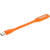 100 pc's draagbare Mini USB 6 LED zaklamp  voor PC / Laptops / Power Bank  flexibele Arm  oogbescherming Light(Orange)