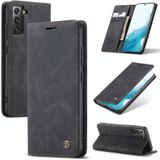 Voor Samsung Galaxy S22 Caseme 013 Multifunctionele horizontale flip lederen telefoonhoes