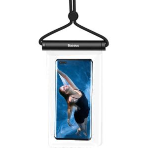 Baseus cilinder slide-cover waterdichte tas voor smartphones onder 7 2 inch (zwart)