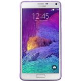 0.3mm ultra-dun Frosted TPU hoesje voor Samsung Galaxy Note 4(paars)