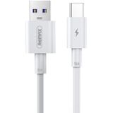 REMAX Marlik-serie RC-183a 22.5W 5A USB naar USB-C / Type-C Interface Volledig compatibele snellaaddatakabel  kabellengte: 2m (wit)