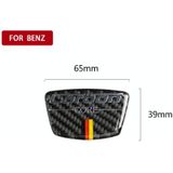 Auto carbon fiber Duitse kleur deurpost decoratieve sticker voor Mercedes-benz  links en rechts rijden universeel