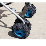 Huishoudelijkstof-proof en vuil-proof Wheel Cover Baby Wheel Cover  Maat: L (Zwart)