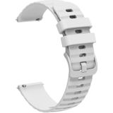 Voor Amazfit GTS 2E 20 mm golvend stippatroon effen kleur siliconen horlogeband