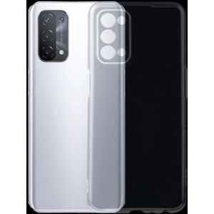 Voor OPPO A74 5G 0.75mm Ultradunne Transparante TPU Soft Protective Case