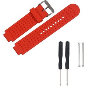Voor Garmin Forerunner 620 Solid Color Replacement Wrist Strap Watchband (Rood)