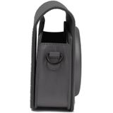 Parelwitte Lustre PU zaak leerzak voor FUJIFILM Instax SQUARE SQ6 Camera  met verstelbare schouder Strap(Black)