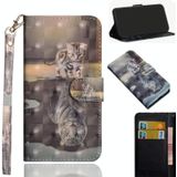 Voor Samsung Galaxy Note 20 3D-schilderpatroon Horizontaal Flip TPU + PU lederen hoesje met Holder & Card Slots & Wallet(Cat Tiger)