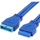 5Gbps USB 3.0 20 PIN-vrouw tot mannelijke verlengkabel Hoofdbord Extender  kabellengte: 50cm