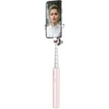 CYKE P9 Universal stretchable verborgen eendelige draadloze Bluetooth Selfie stick (roze)