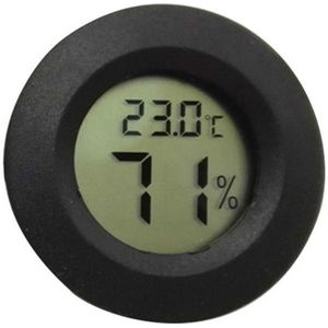 LCD digitale aquarium thermometer mariene water terrarium accessoires temperatuur meetinstrument (zwart)